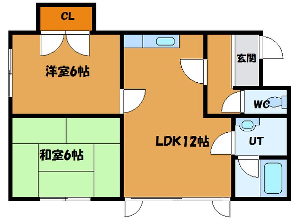 レジデンス赤石の物件間取画像